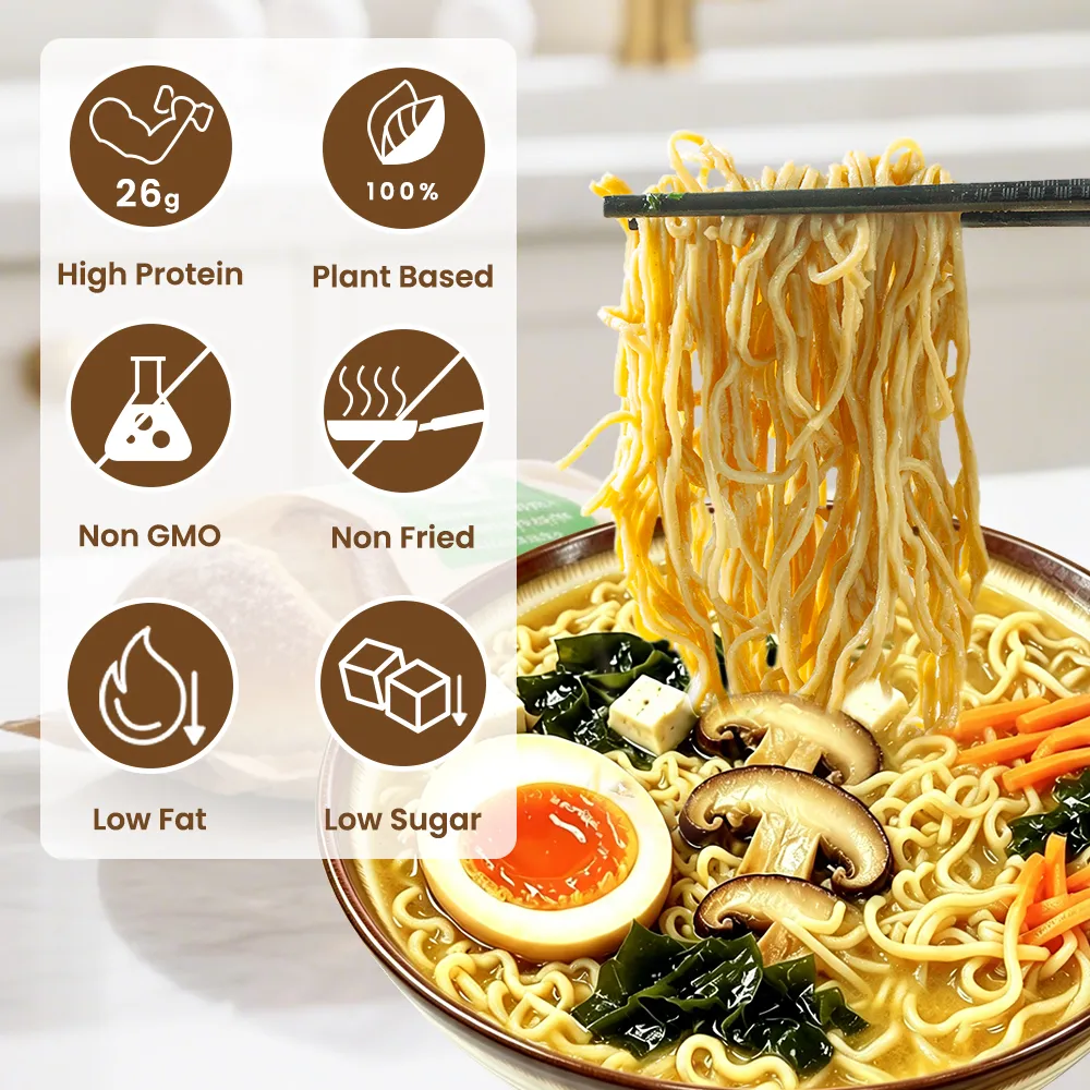 Ramen em copo com proteína | Macarrão em copo com miso à base de plantas