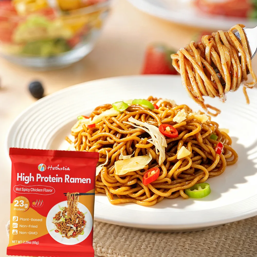 Ramen de Proteína Vegana com Sabor a Frango Picante