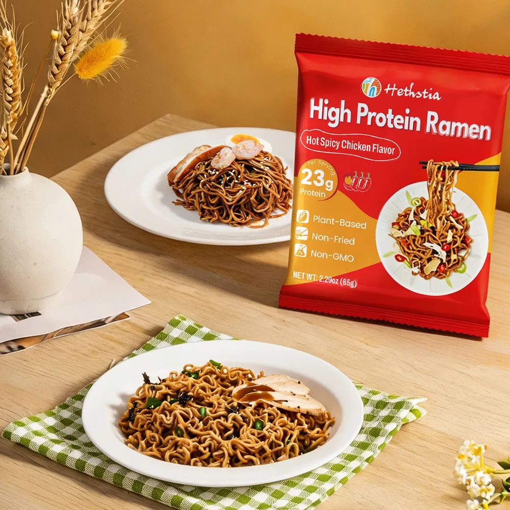 Ramen de Proteína Vegana com Sabor a Frango Picante