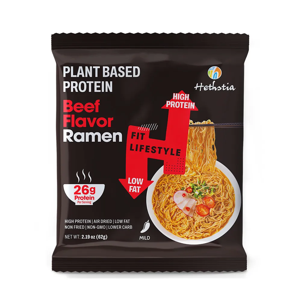 Beef-flavored Ramen Noodles | 26g Protein Instant Soup