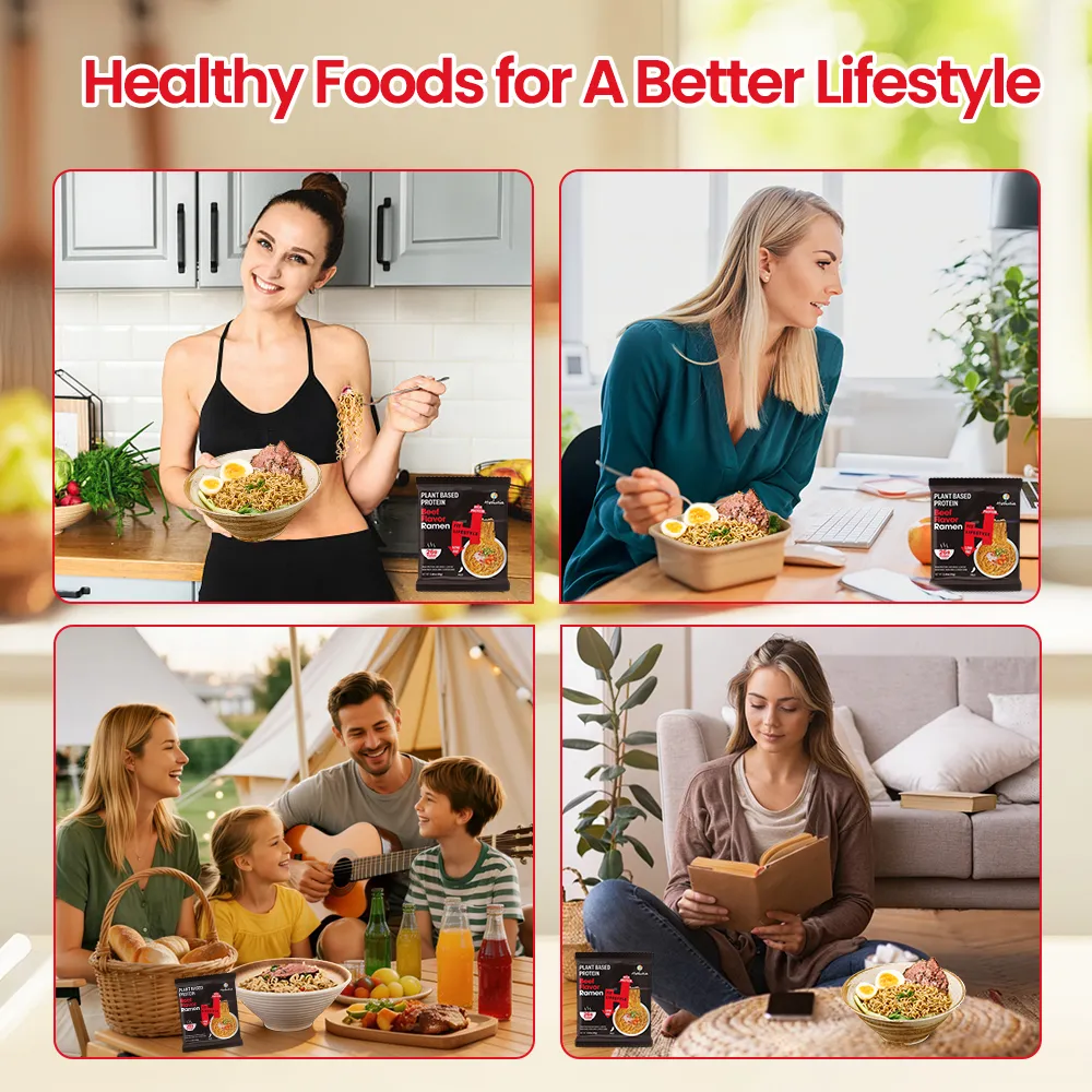 Beef-flavored Ramen Noodles | 26g Protein Instant Soup