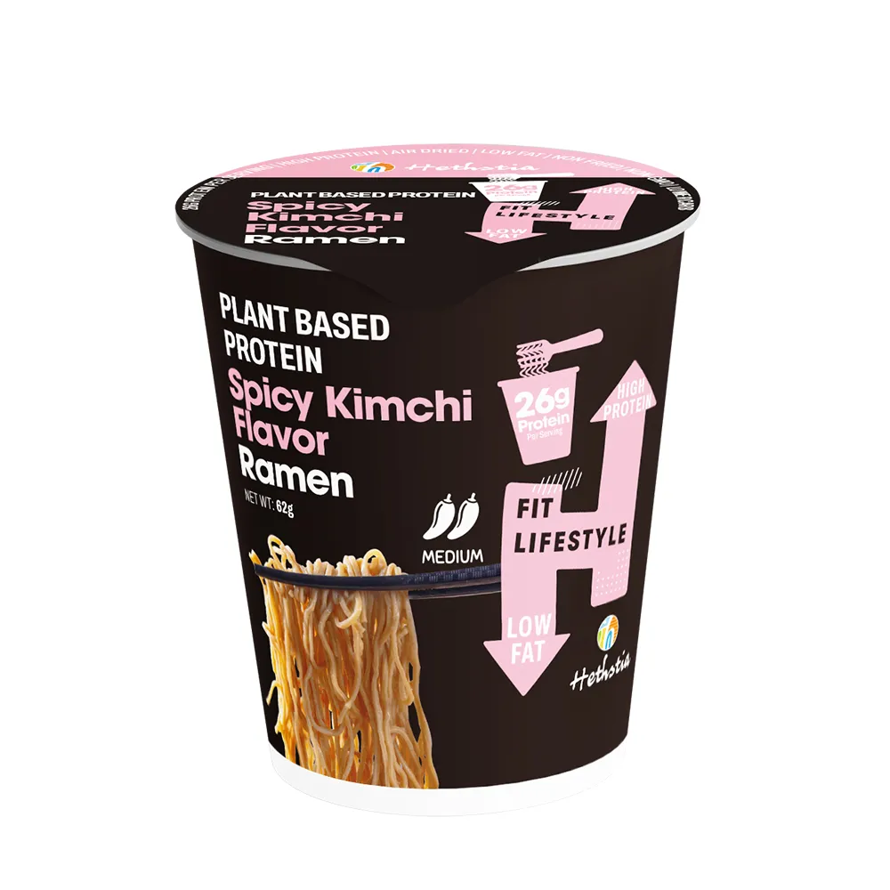 Cup Noodles Kimchi 26 g de protéines | Ramen instantané de marque de distributeur