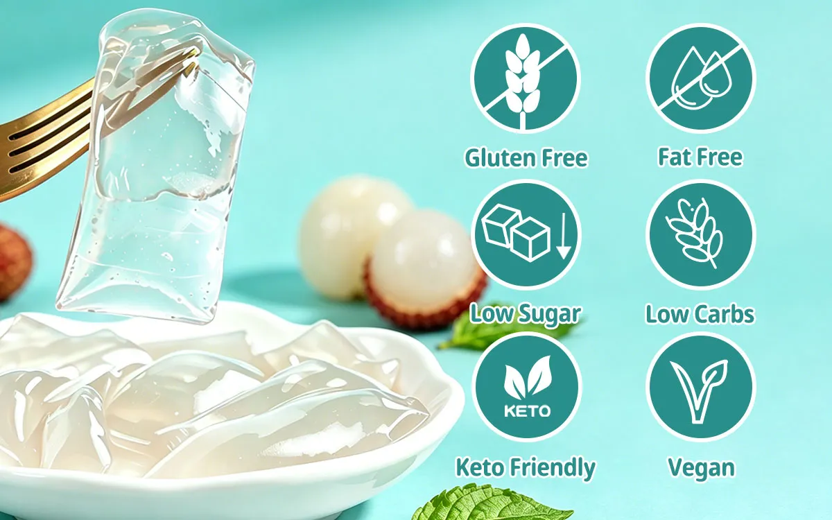 Желейный снек «Конджак» со вкусом личи, 20 г